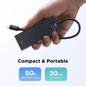 Фото: USB-хаб UGREEN CM806 5in1 Black (55334) № 4 | KTC