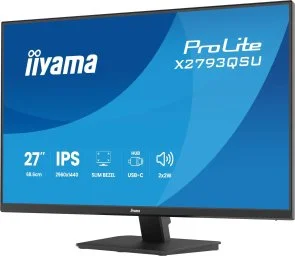 Фото: Монітор iiyama X2793QSU-B1 Black - 27" IPS / 2560×1440 / 75 Гц / Adaptive Sync № 5 | KTC