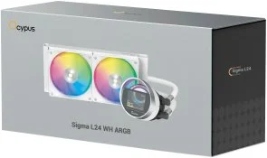 Фото: Система рідинного охолодження Ocypus Sigma L24 WH ARGB (SIGMA-L24-WH2AAWWN00X-GL) № 8 | KTC