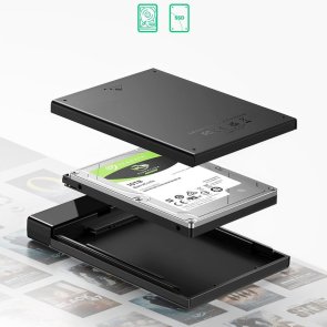 Кишеня зовнішня UGREEN US221 Black (50743)