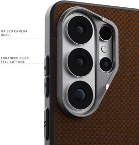 Чохол UAG for Samsung S26 Ultra - Fibr Armr Orange/Charcoal (214545119732)