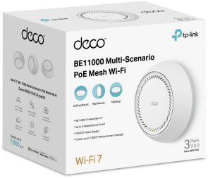 Wi-Fi система TP-Link Deco BE65 PoE (DECO-BE65-POE-3-PACK)