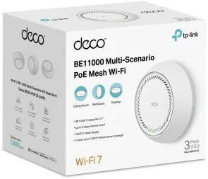 Фото: Wi-Fi система TP-Link Deco BE65 PoE (DECO-BE65-POE-3-PACK) № 6 | KTC