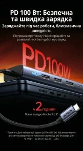 Фото: USB-хаб UGREEN CM511 6in1 Grey (75642) № 4 | KTC