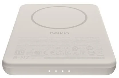 Батарея універсальна Belkin BoostCharge Slim 5000mAh 15W Qi2 7.5W Sand (BPD020HQSA)