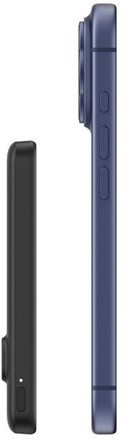 Батарея універсальна Belkin BoostCharge Slim 5000mAh 20W Qi2 15W with Kickstand Black (BPD011HQBK)