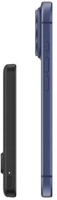 Фото: Батарея універсальна Belkin BoostCharge Slim 5000mAh 20W Qi2 15W with Kickstand Black (BPD011HQBK) № 6 | KTC