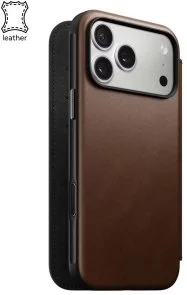 Фото: Чохол Nomad for Apple iPhone 17 Pro - Modern Leather Folio Brown (NM014186858) № 5 | KTC