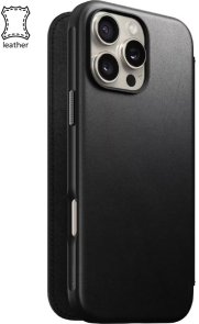 Чохол Nomad for Apple iPhone 16 Pro - Modern Leather Folio Black (NM01680185)