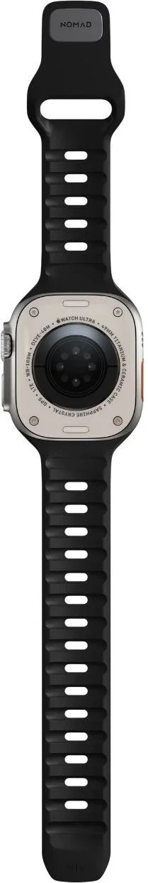Фото: Ремінець Nomad for Apple Watch 46mm/49mm - Sport Band Black (NM1AM10000) № 5 | KTC
