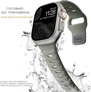 Ремінець Nomad for Apple Watch 46mm/49mm - Sport Band Coastal Rock (NM01112785)