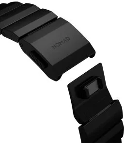 Фото: Ремінець Nomad for Apple Watch 46/49mm - Titanium V2 Black Hardware Black (NM014834858) № 9 | KTC