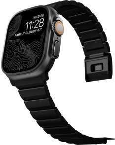 Ремінець Nomad for Apple Watch 46/49mm - Titanium V2 Black Hardware Black (NM014834858)