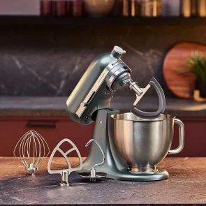 Фото: Планетарний міксер KitchenAid Artisan Plus 4.7L 5KSM50PKVE Juniper (5KSM50PKVEJP) № 5 | KTC