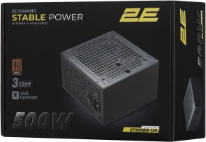 Блок живлення 2E 500W Stable Power ATX3.1 (2E-ST500BR-120)