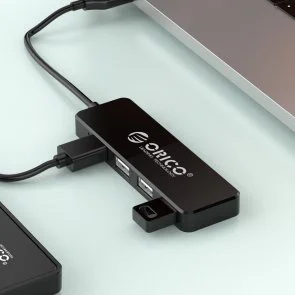 Фото: USB-хаб Orico FL01 Black (FL01-BK-BP) № 4 | KTC