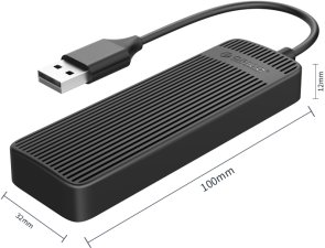 USB-хаб Orico FL02 Black (FL02-BK-BP)