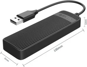 Фото: USB-хаб Orico FL02 Black (FL02-BK-BP) № 3 | KTC