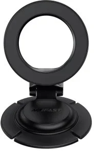 Фото: Кріплення для мобільного телефону Acefast D64 Magnetic Folding Car Holder Black (6974316286332) № 3 | KTC