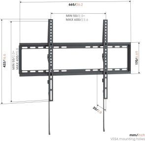 Кронштейн Vogels UP 6003 Black (8460030)
