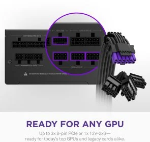 Фото: Блок живлення NZXT 1000W C1000 Gold Core (PA-0G3BB-EU) № 4 | KTC