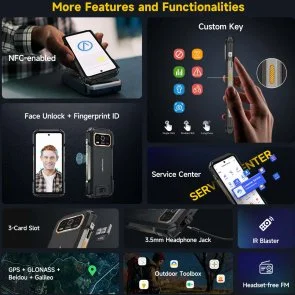 Фото: Смартфон Ulefone Armor 27T Pro 12/256GB Black (6975326662833) № 5 | KTC