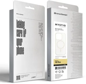 Фото: Чохол ArmorStandart for Apple iPhone 15 Pro - Mystiq MagCase White (ARM91565) № 3 | KTC