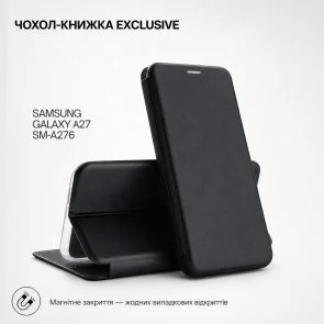 Фото: Чохол BeCover for Samsung Galaxy A27 SM-A276 - Exclusive Black (715684) № 4 | KTC