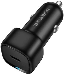 Фото: Автомобільний зарядний пристрій BOROFONE BZ34A Cloud PD 20W Black (6941991122316) № 2 | KTC