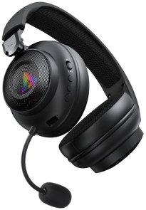 Гарнітура накладна Acefast H15 WL/BT/Jack 3.5, Black ( Gaming )
