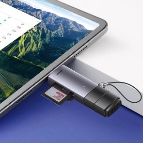 Кардрідер Baseus Lite Series Card Reader Grey (WKQX060113)