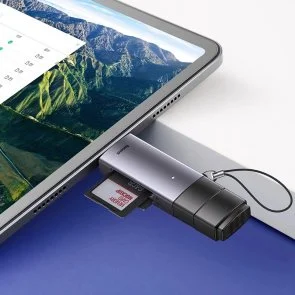 Фото: Кардрідер Baseus Lite Series Card Reader Grey (WKQX060113) № 9 | KTC
