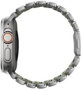 Фото: Ремінець Nomad for Apple Watch 46/49mm - Stratos Natural Hardware Forest (NM009568858) № 3 | KTC