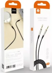 Фото: Кабель WUW X175 Jack 3.5mm / Jack 3.5m 1m Black (6972573332373) № 3 | KTC
