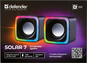 Колонки Defender Solar 7 Black (65117)