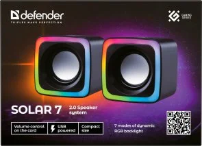 Фото: Колонки Defender Solar 7 Black (65117) № 11 | KTC
