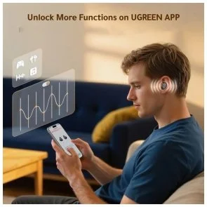 Фото: Навушники UGREEN Dots WS220 TWS White (UGR-75627) № 7 | KTC