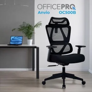 Фото: Крісло OfficePro Anvio OC500B Black № 5 | KTC