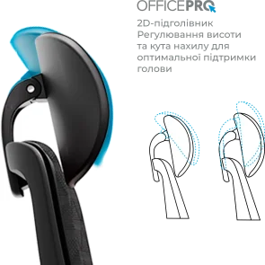 Фото: Крісло OfficePro Omnis OC640B Black № 11 | KTC