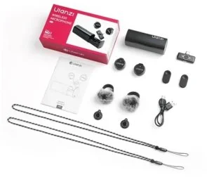 Фото: Радіосистема Ulanzi A21 Wireless Microphone dual-mic Lightning Black (A054) № 3 | KTC