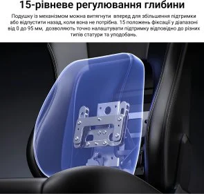Фото: Крісло Anda Seat Phantom 4 Pro L Black (AD18YSDC-72-B-PV-B02) № 12 | KTC