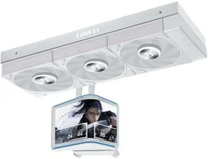 Фото: Система рідинного охолодження Lian-Li Hydroshift II OLED Curved 360 P28 White (G89.GHS2OLDC36PW.00) № 2 | KTC