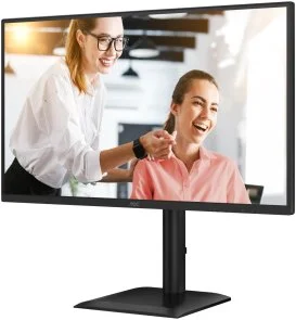 Фото: Монітор AOC Q27E4CV Black - 27" IPS / 120 Гц / Adaptive Sync / Pivot / HAS № 8 | KTC