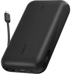 Фото: Батарея універсальна Belkin UltraCharge with Integrated Cable and Display 20000mAh 45W Black (BPB030hqBK) № 2 | KTC