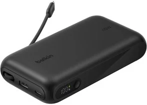 Фото: Батарея універсальна Belkin UltraCharge with Integrated Cable and Display 20000mAh 45W Black (BPB030hqBK) № 8 | KTC