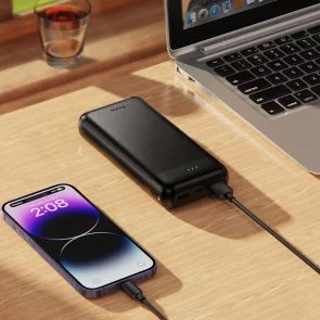 Фото: Батарея універсальна Hoco J153A 20000mAh 10W Black (6942007656085) № 5 | KTC