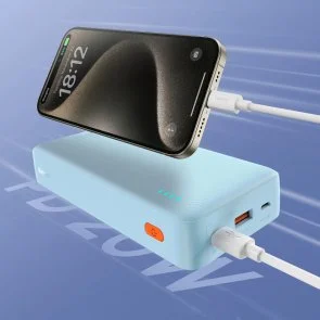 Фото: Батарея універсальна Baseus Airpow 20000mAh 20W Blue (P10022804313-00) № 5 | KTC