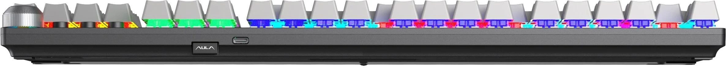 Фото: Клавіатура Aula F2088 Air Red Switch ENG/UKR Wireless Black (6978080503909) № 4 | KTC