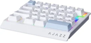 Фото: Клавіатура Ajazz AK029 Ice lsland Magnetic Switch USB White/Blue (AK029-I-WB) № 5 | KTC