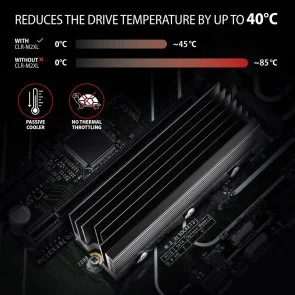 Фото: Радіатор Axagon for SSD M.2 2280 (CLR-M2XL) № 4 | KTC